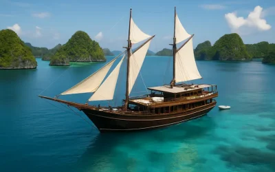 Een luxe zeilervaring in het paradijs van raja ampat