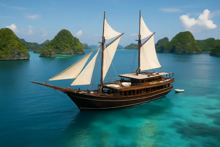 Een luxe zeilervaring in het paradijs van raja ampat